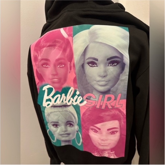 NWT Barbie Hoodie, Size Small - Picture 5 of 7